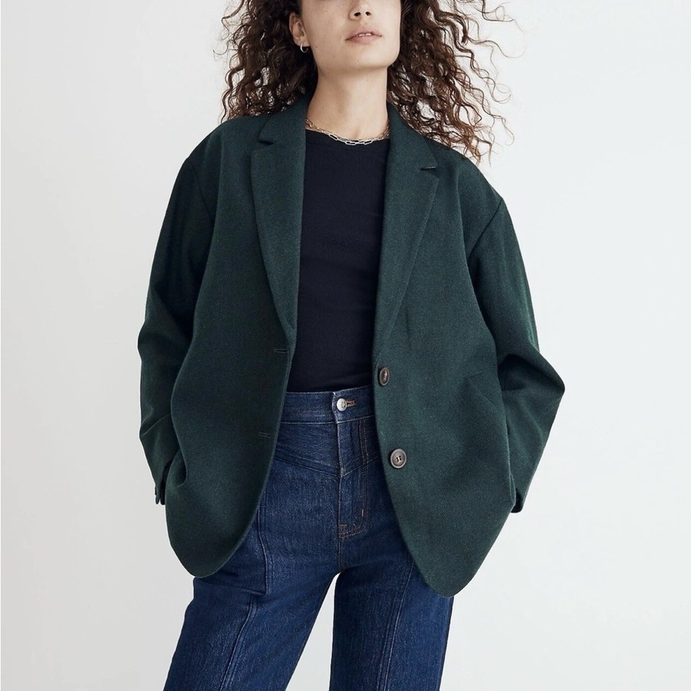 Madewell Forest Green Women’s Blazer Size S